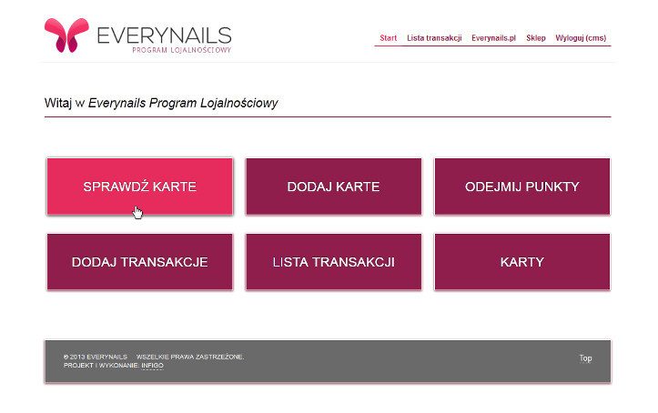 The whole programme, run from one screen