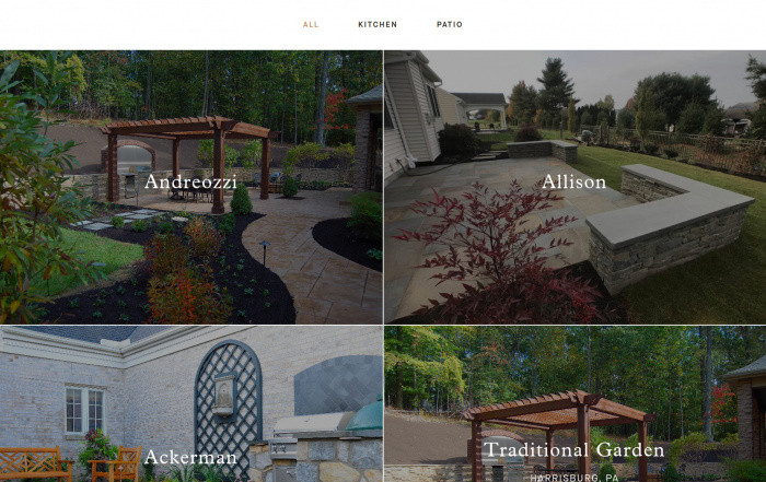The work, grouped the way clients shop