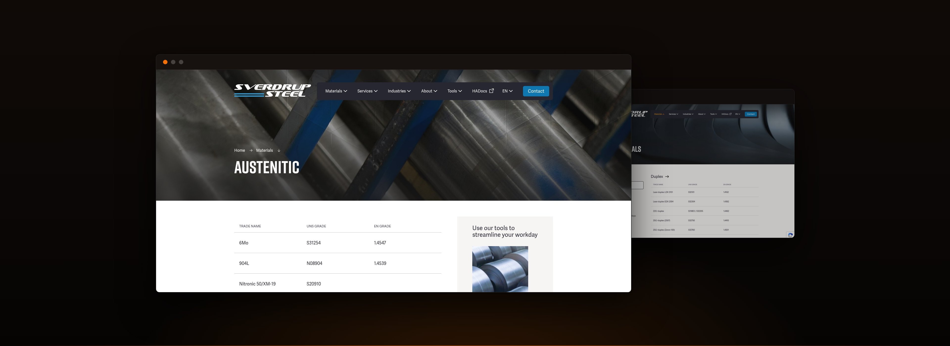 Sverdrup Steel